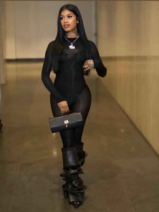 Mesh Jumpsuit