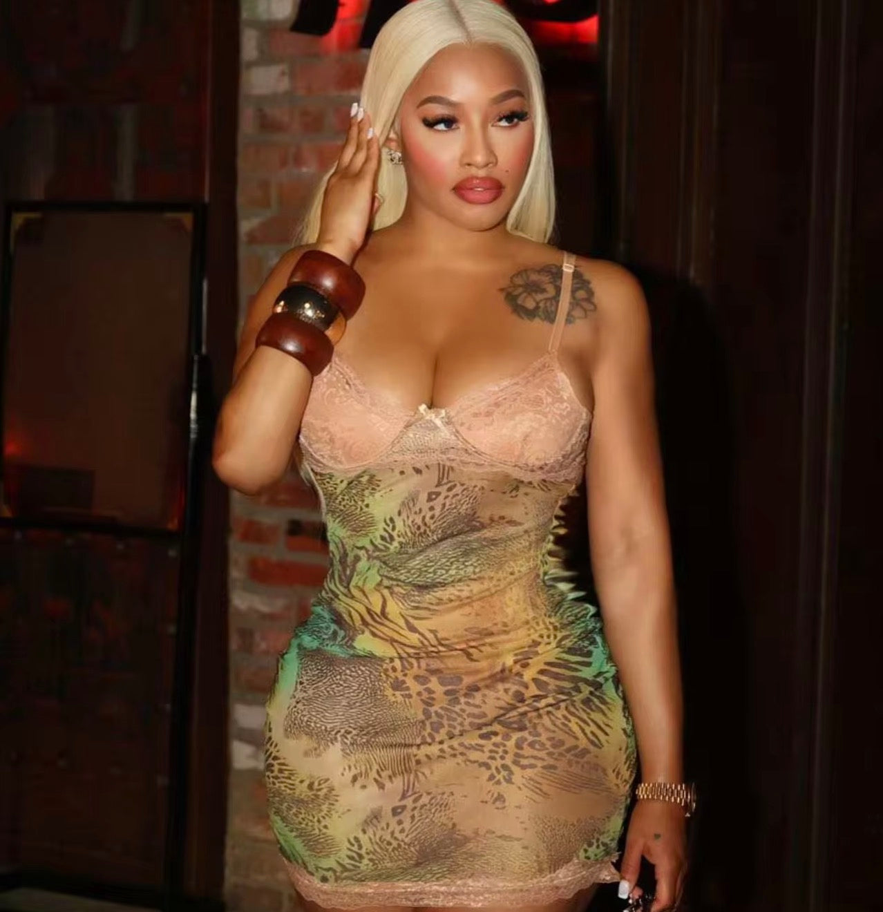 Safari Mini Dress