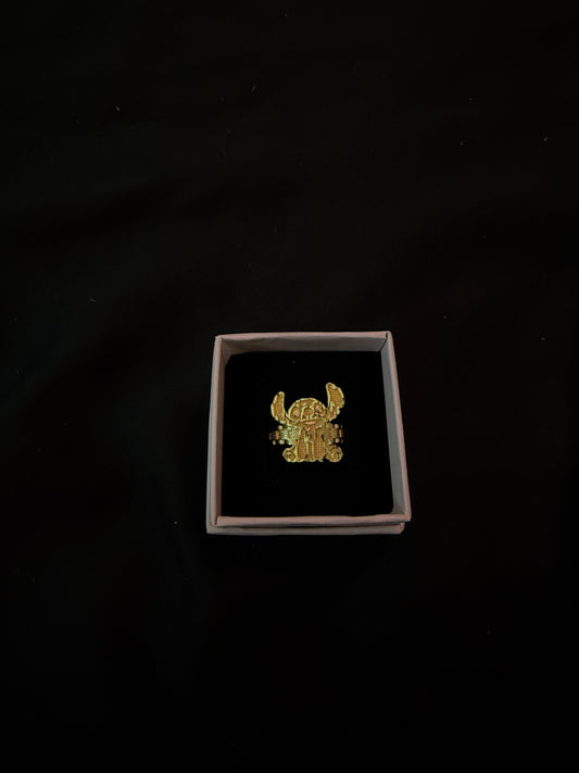 Stitch Nugget Ring