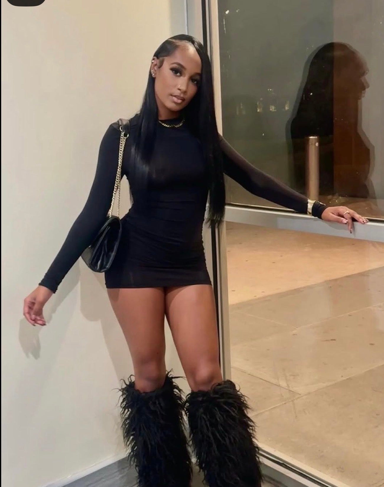 Long Sleeve Mini Dress